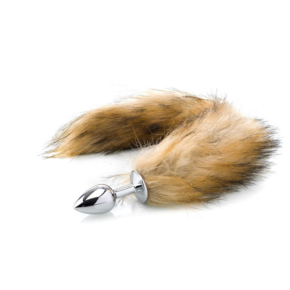 Deluxe Fluffy Fox Plug Braun