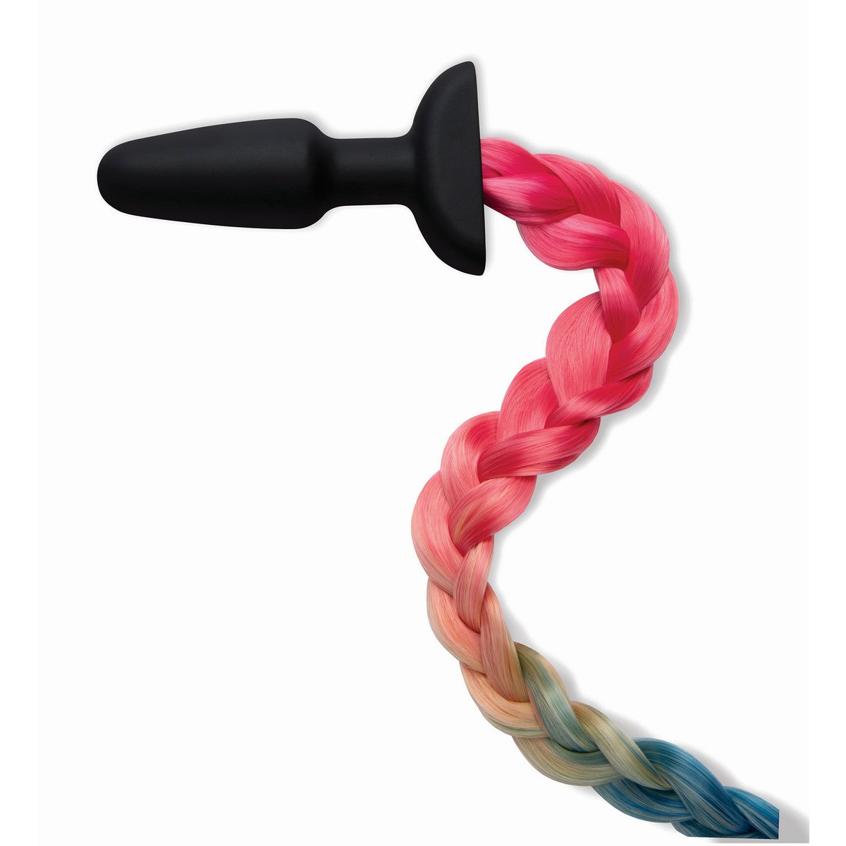 Silikon-Plug mit Regenbogenschwanz