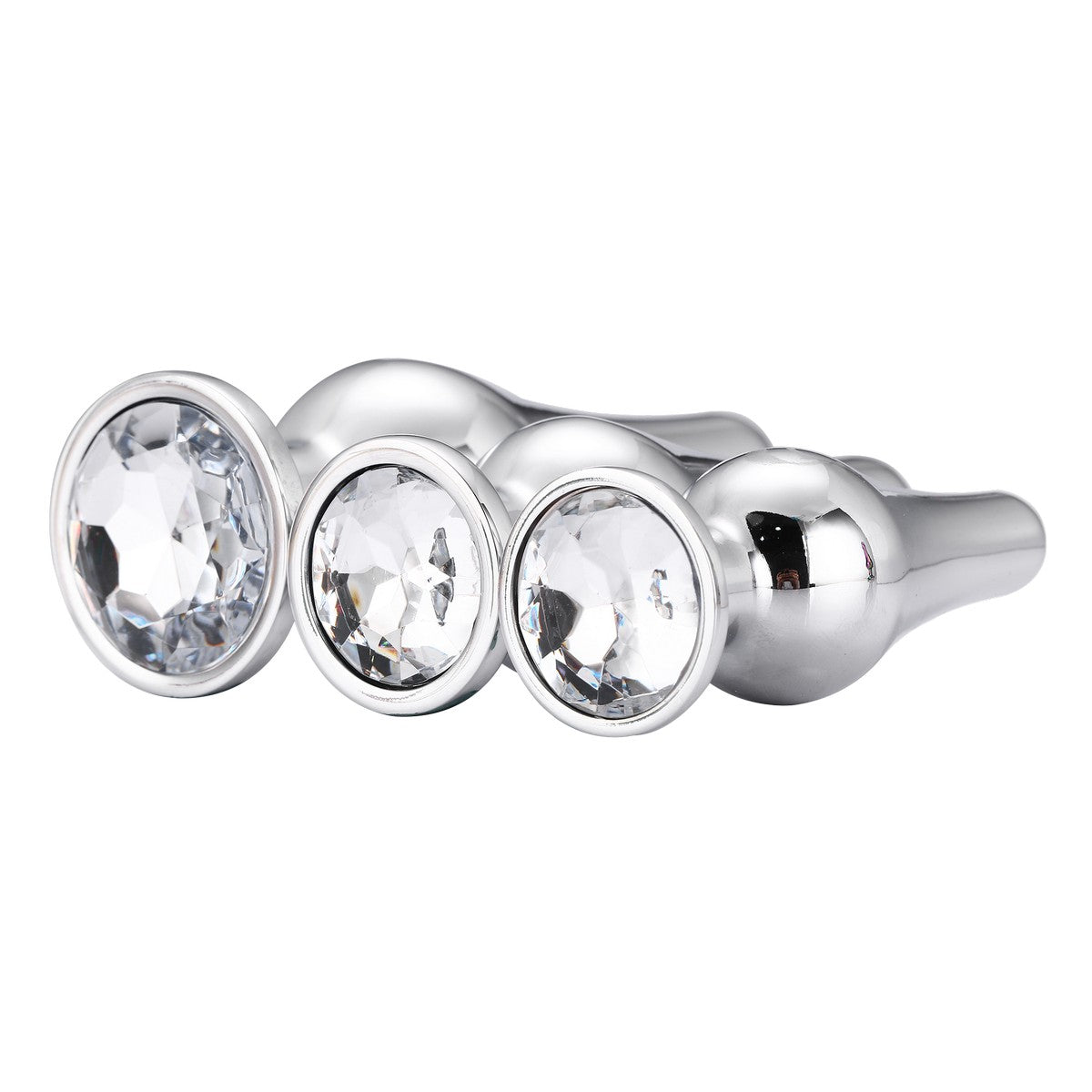 Gleaming Love Silber Plug Set
