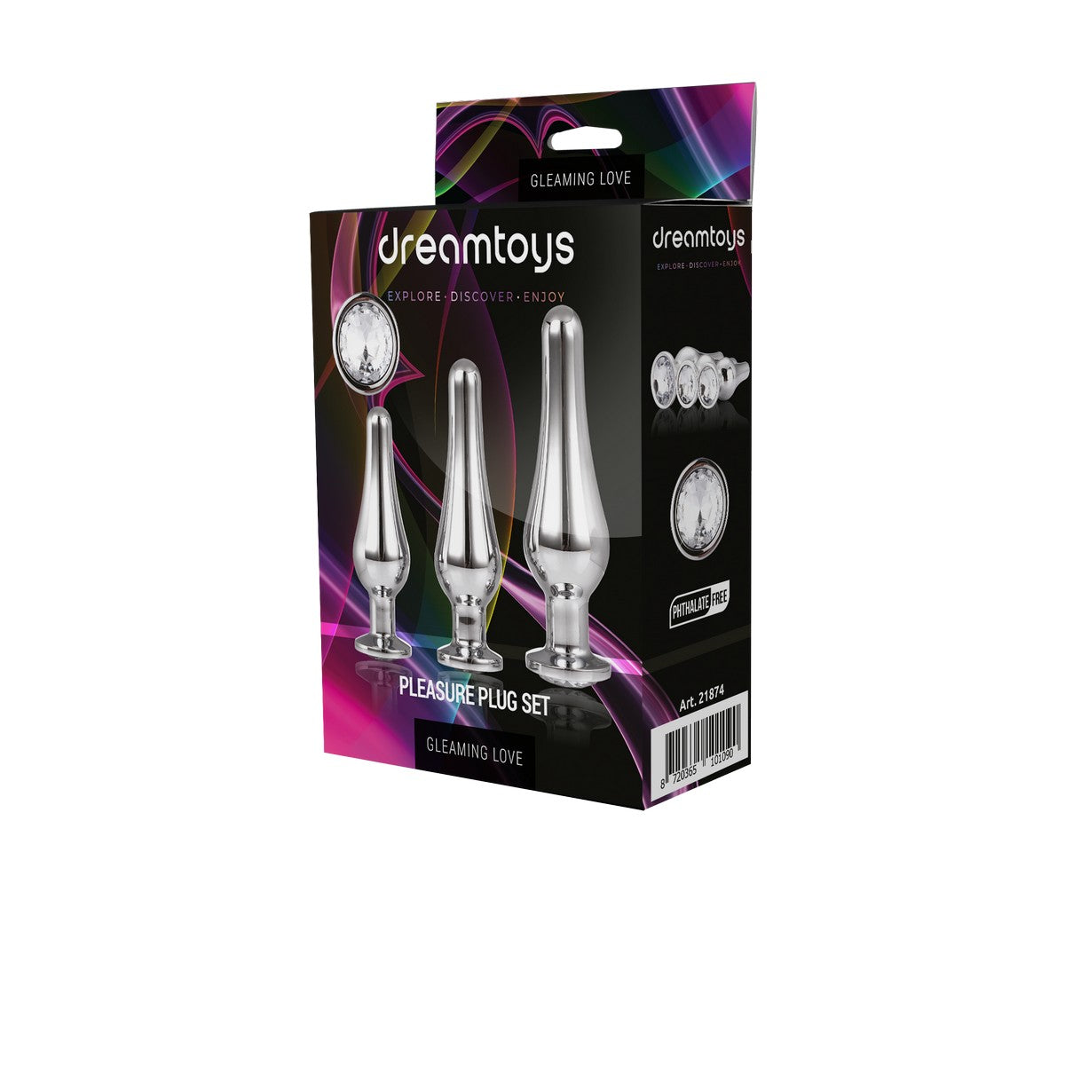 Gleaming Love Silber Plug Set