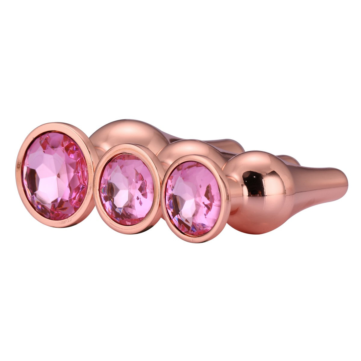 Gleaming Love Rosé Gold Plug Set