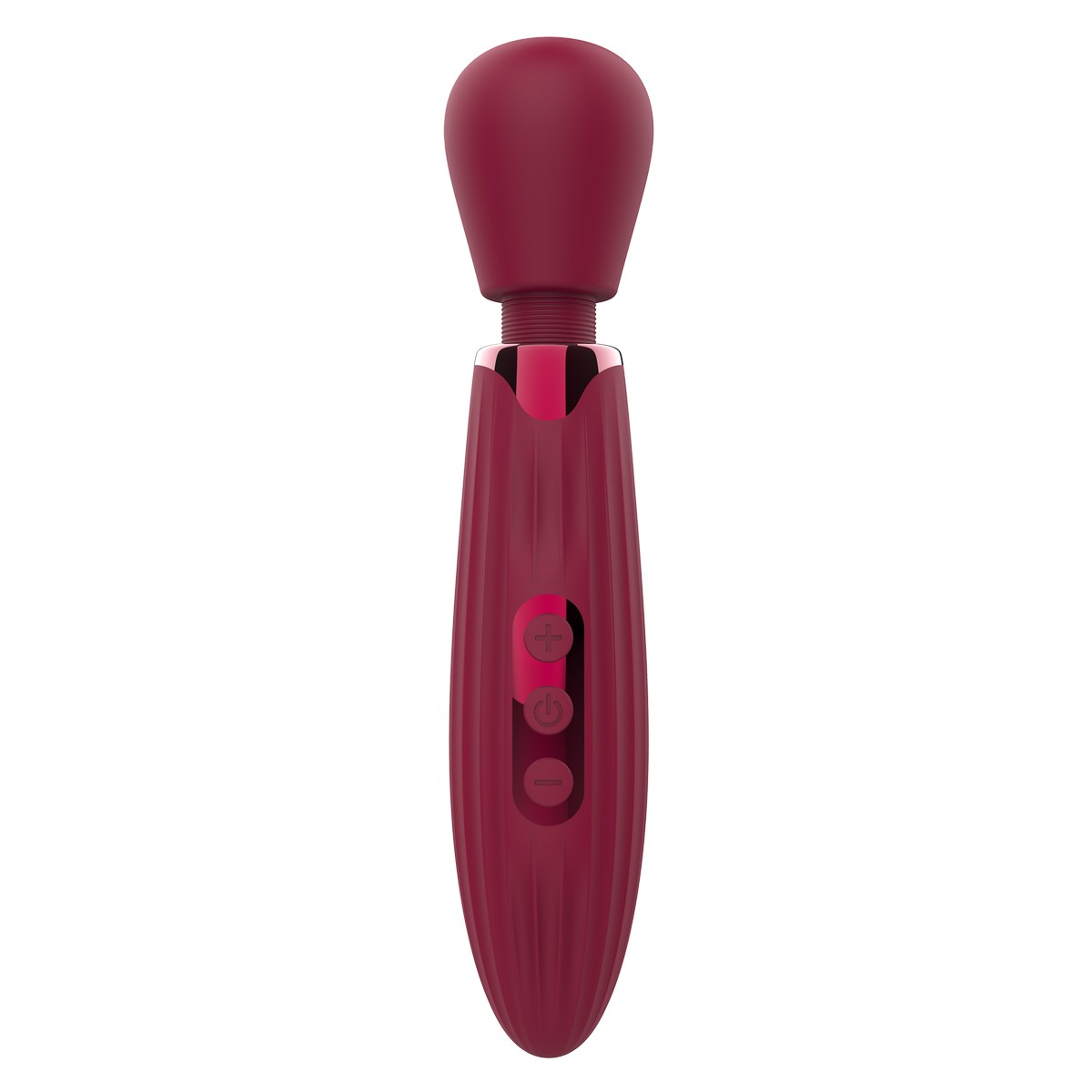 Glam Wand Vibrator Weinrot