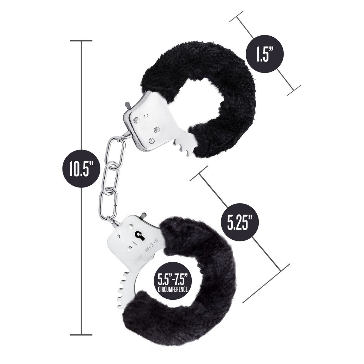 Temptasia Beginner Cuffs Schwarz