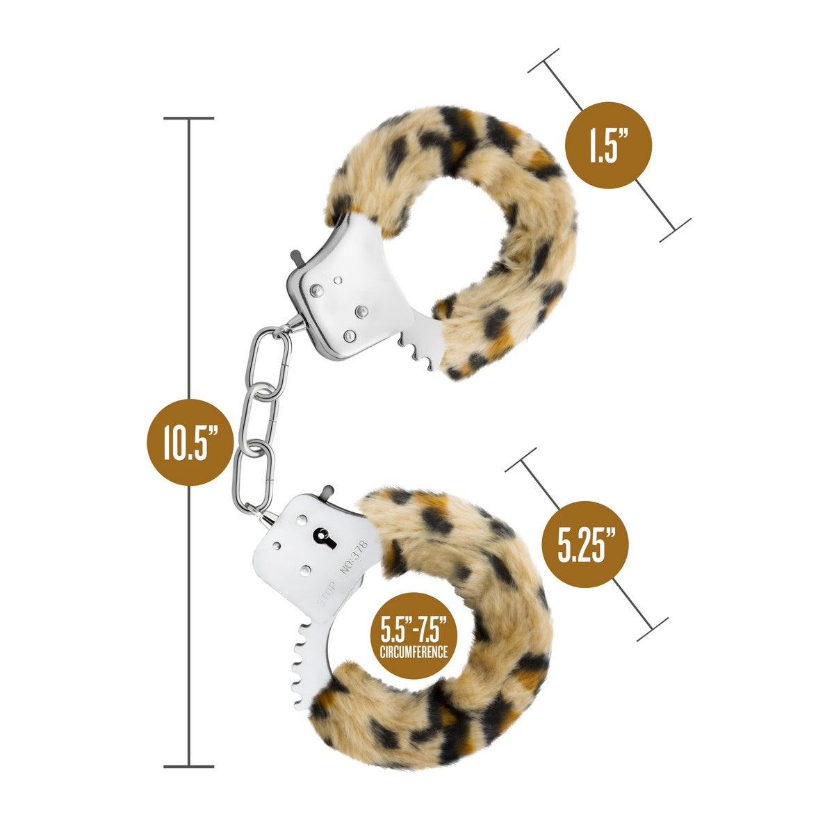 Temptasia Beginner Cuffs Leopard