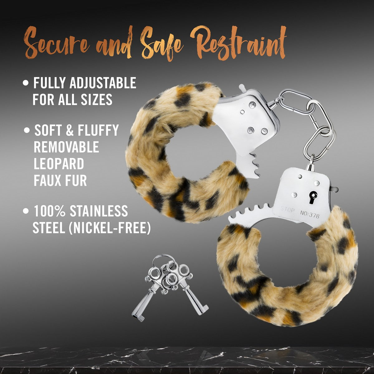 Temptasia Beginner Cuffs Leopard