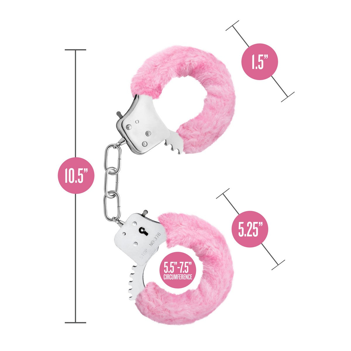 Temptasia Beginner Cuffs Pink