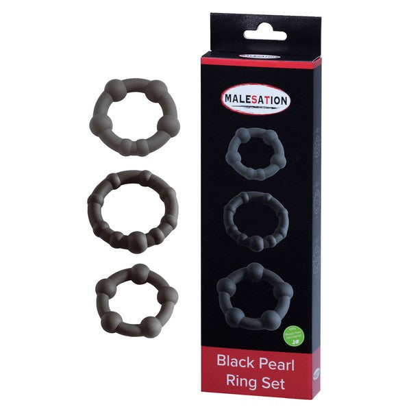 Black Pearl Ring Set