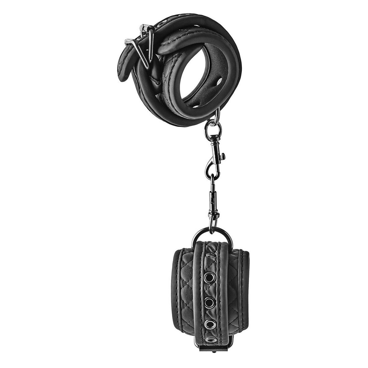 Blaze Luxury Fetish Handcuffs Black