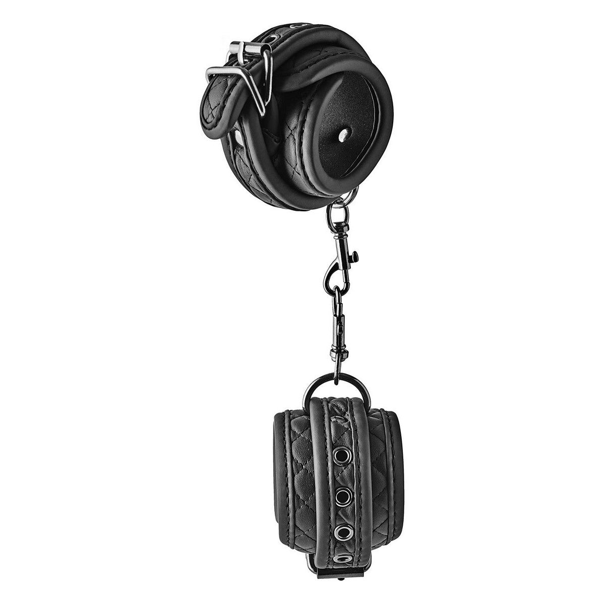 Blaze Luxury Fetish Handcuffs Black