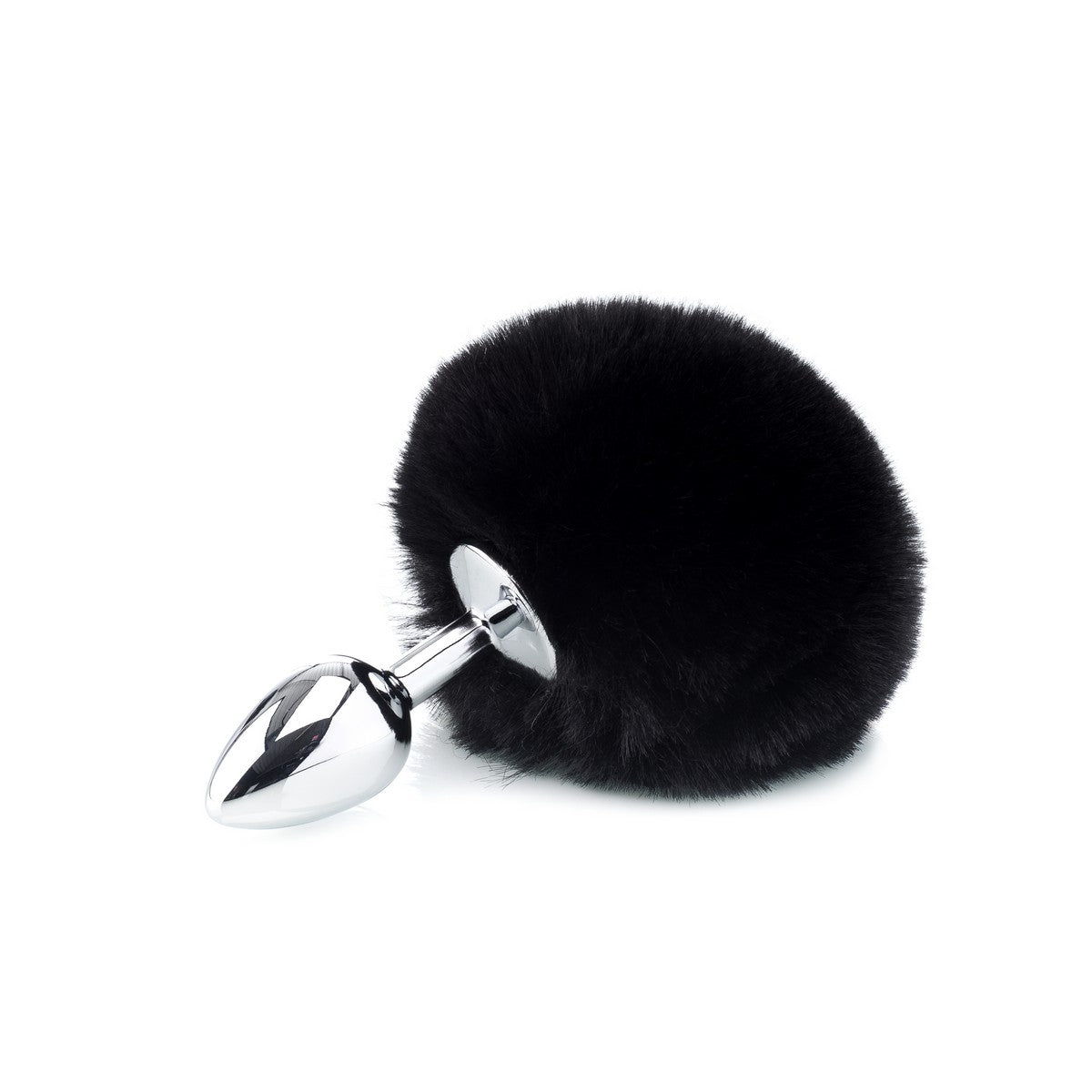 Deluxe Fluffy Bunny Tail Schwarz