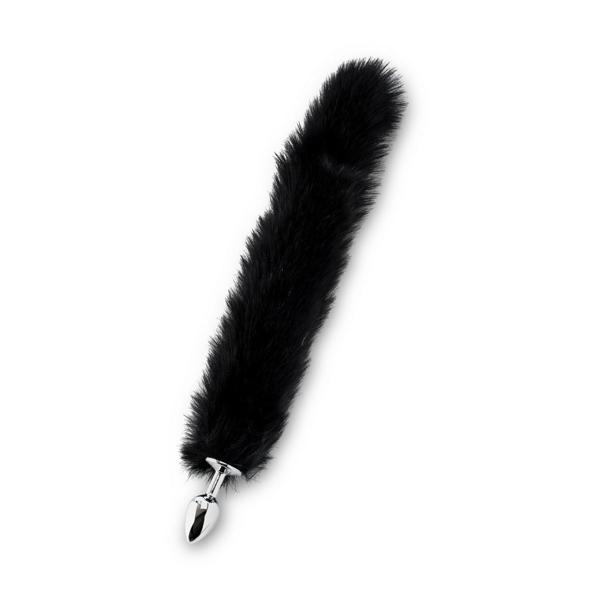 Deluxe Fluffy Fox Plug Schwarz