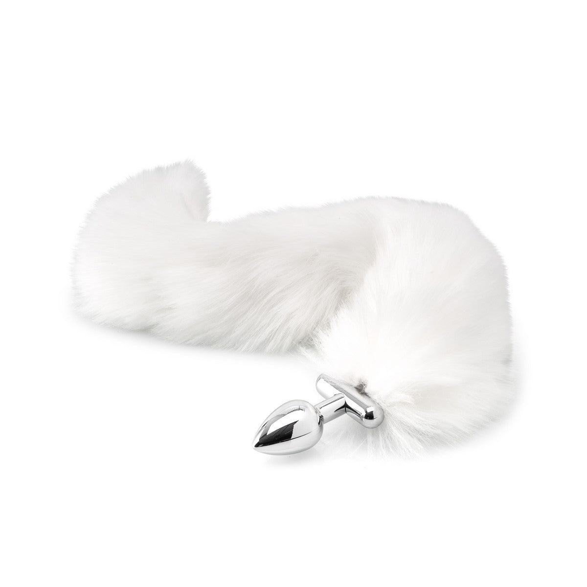 Deluxe Fluffy Tail Plug Weiss
