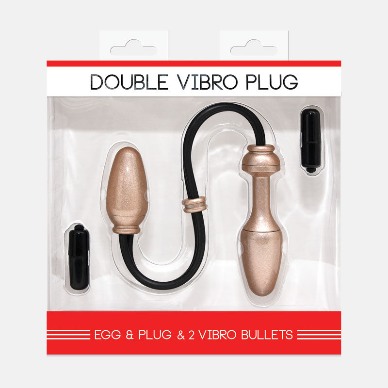 Double Vibro Plug Beige Gr. S