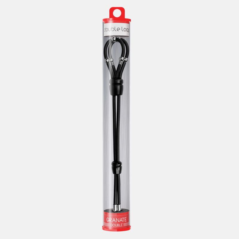Double Loop Granate Double Schwarz