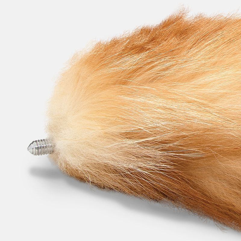 Foxtail Vibro Plug Schwarz/Weiss Gr. S