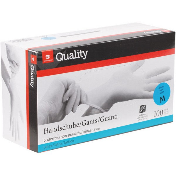 Latexhandschuhe M Weiss 100 Stk.