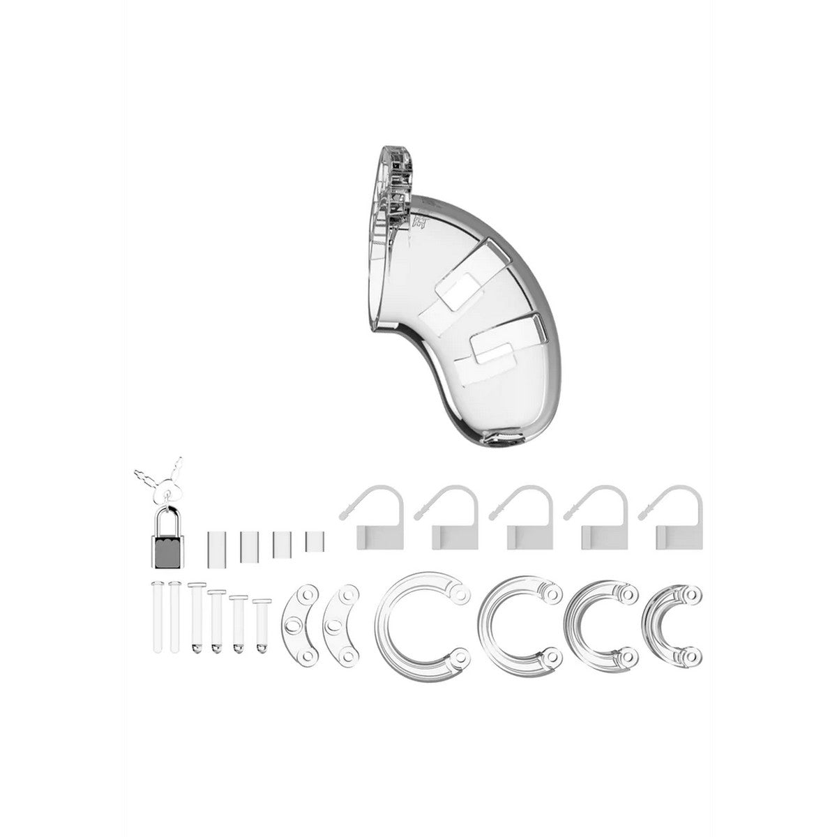 ManCage Model 01 Transparent Peniskäfig 9cm