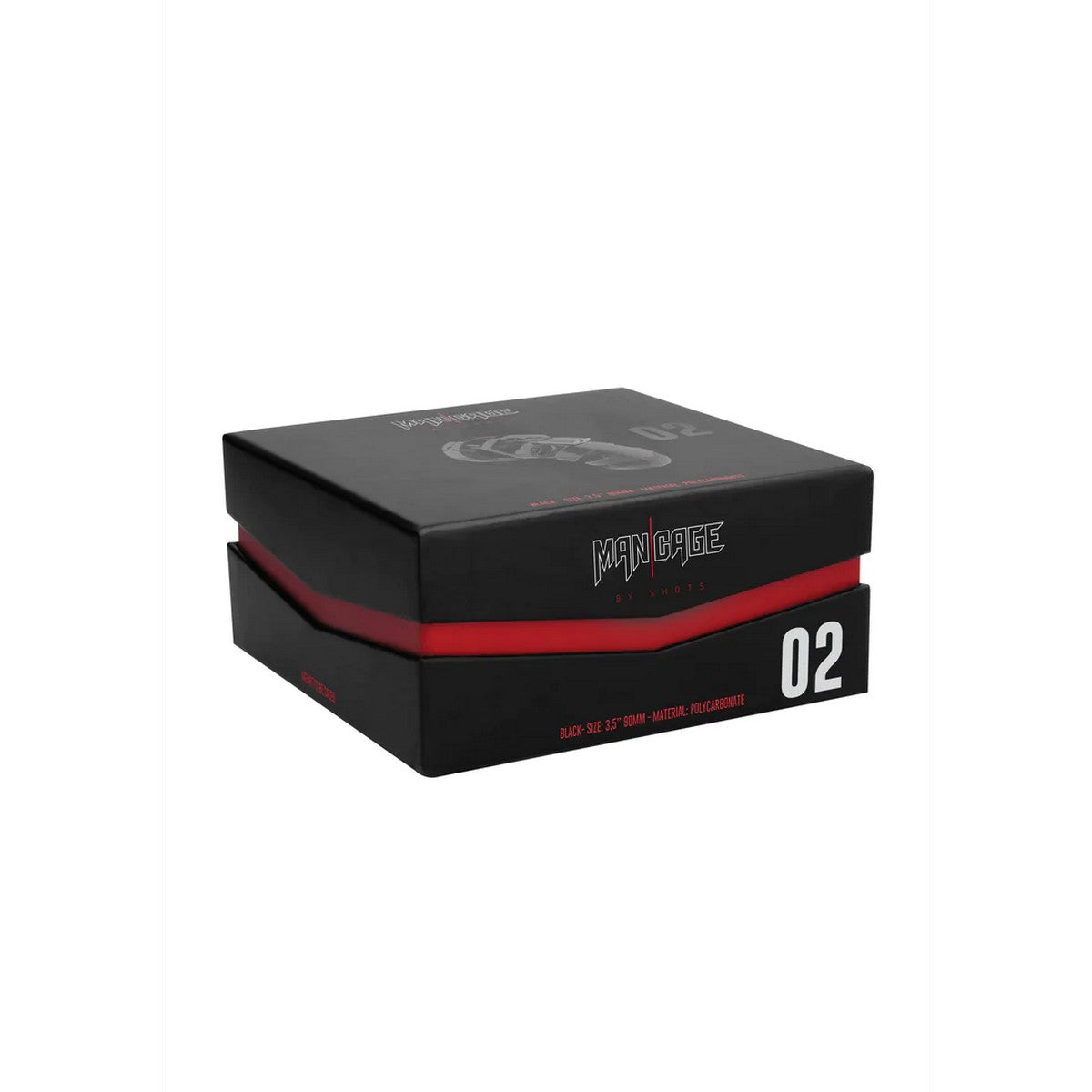 ManCage Model 02 Schwarz Peniskäfig 9cm