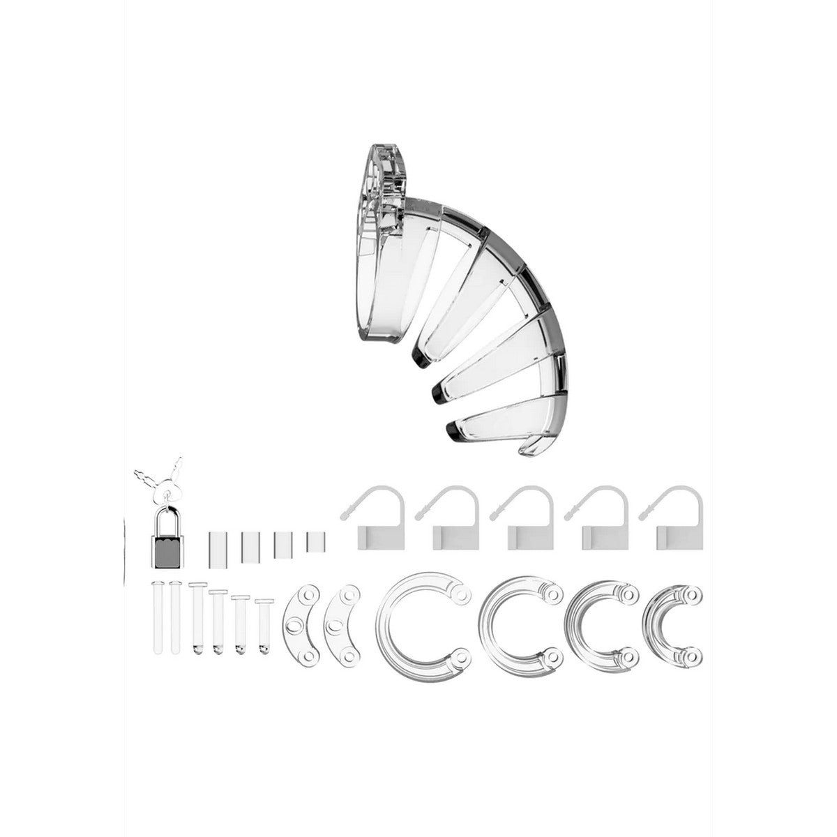 ManCage Model 02 Transparent Peniskäfig 9cm