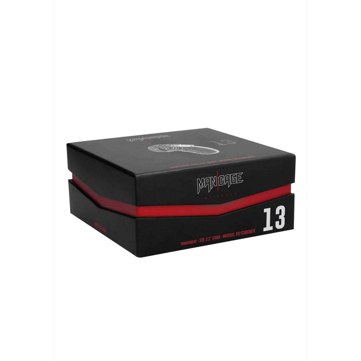 ManCage Model 13 Transparent Peniskäfig 6.5cm