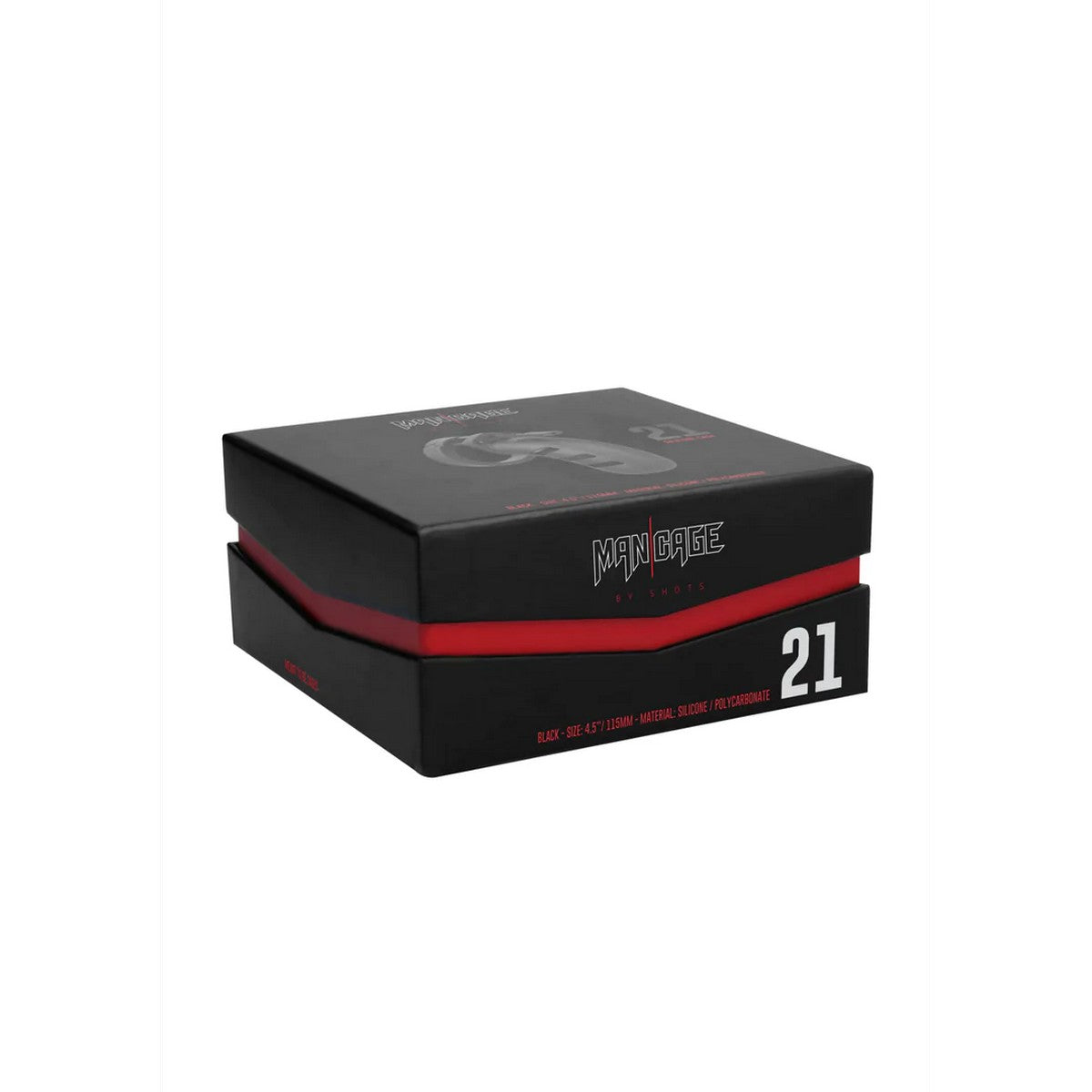 ManCage Model 21 Schwarz Peniskäfig 11.5cm