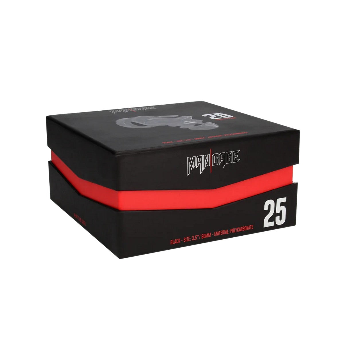 ManCage Model 25 Schwarz Peniskäfig 9cm