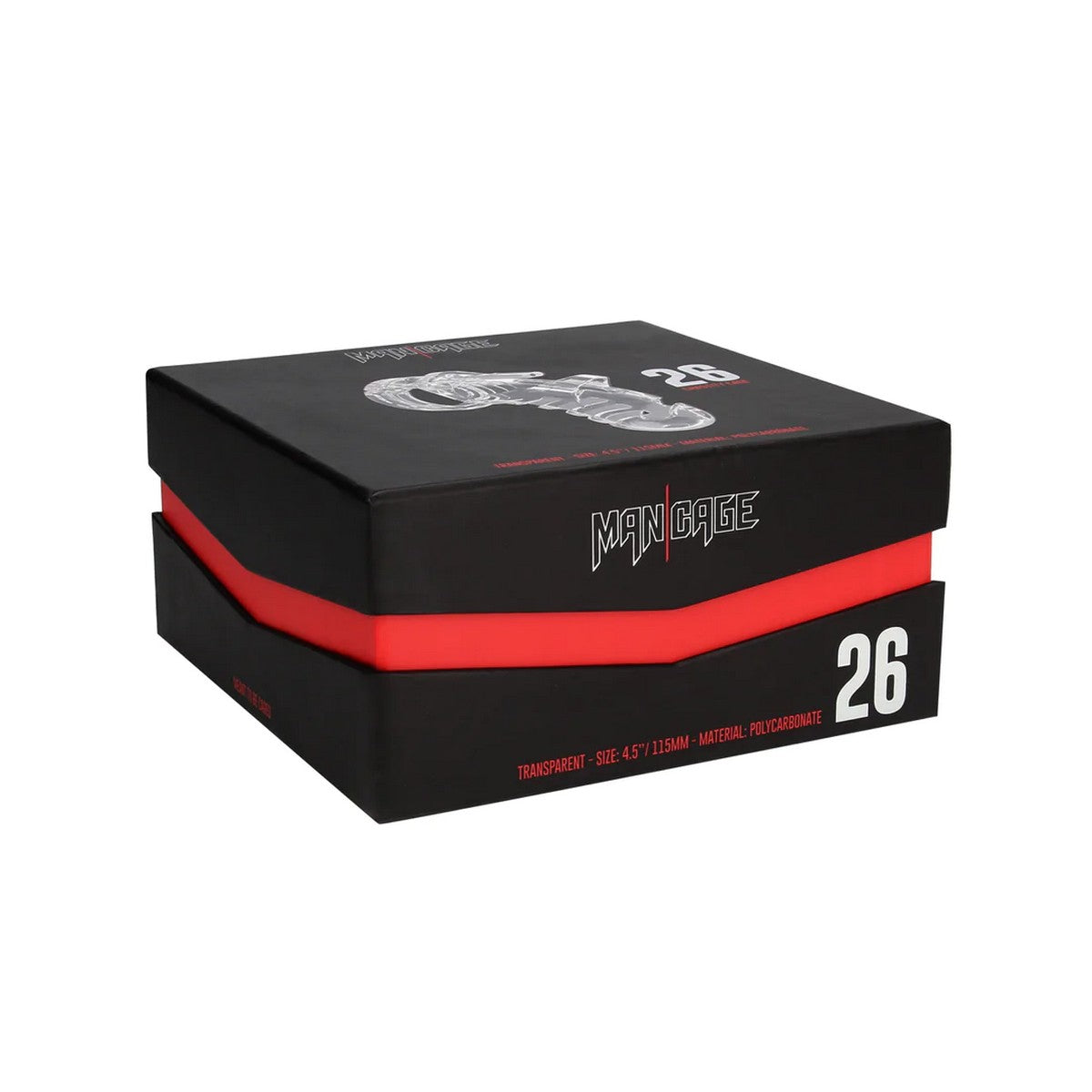 ManCage Model 26 Transparent Peniskäfig 11.5cm