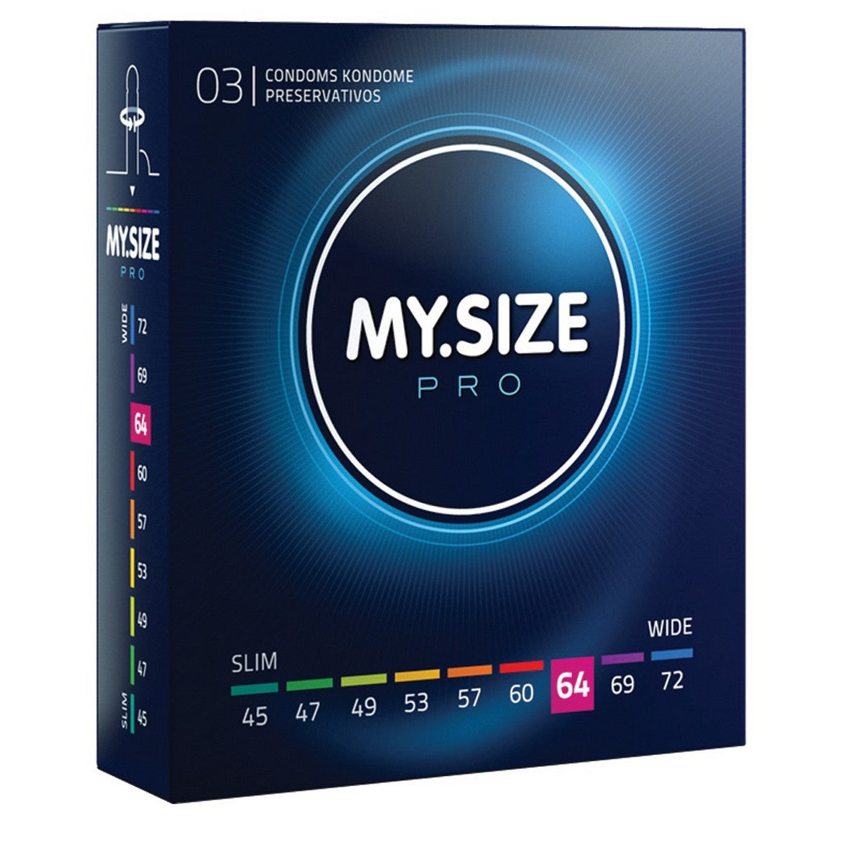 My Size Pro Kondome 64mm 3er
