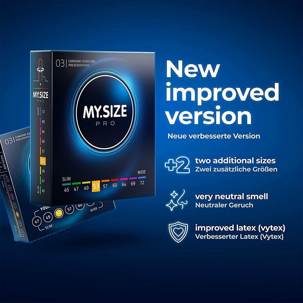 My Size Pro Kondome 64mm 3er