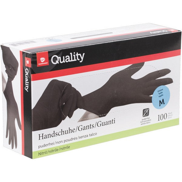 Nitrilhandschuhe M Schwarz 100 Stk.