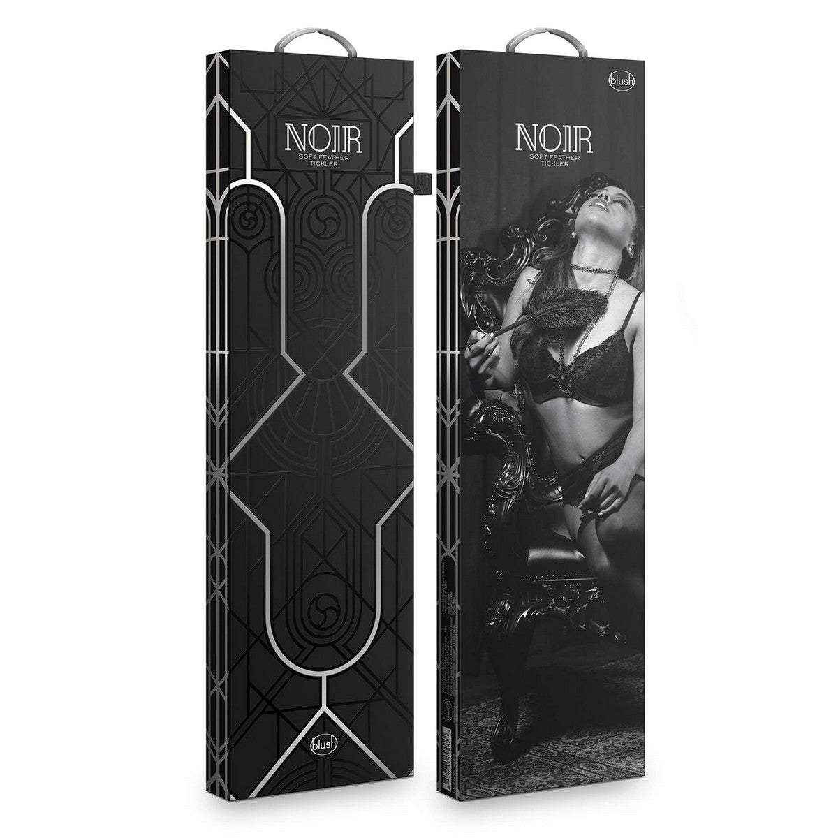 Noir Soft Feather Tickler Black