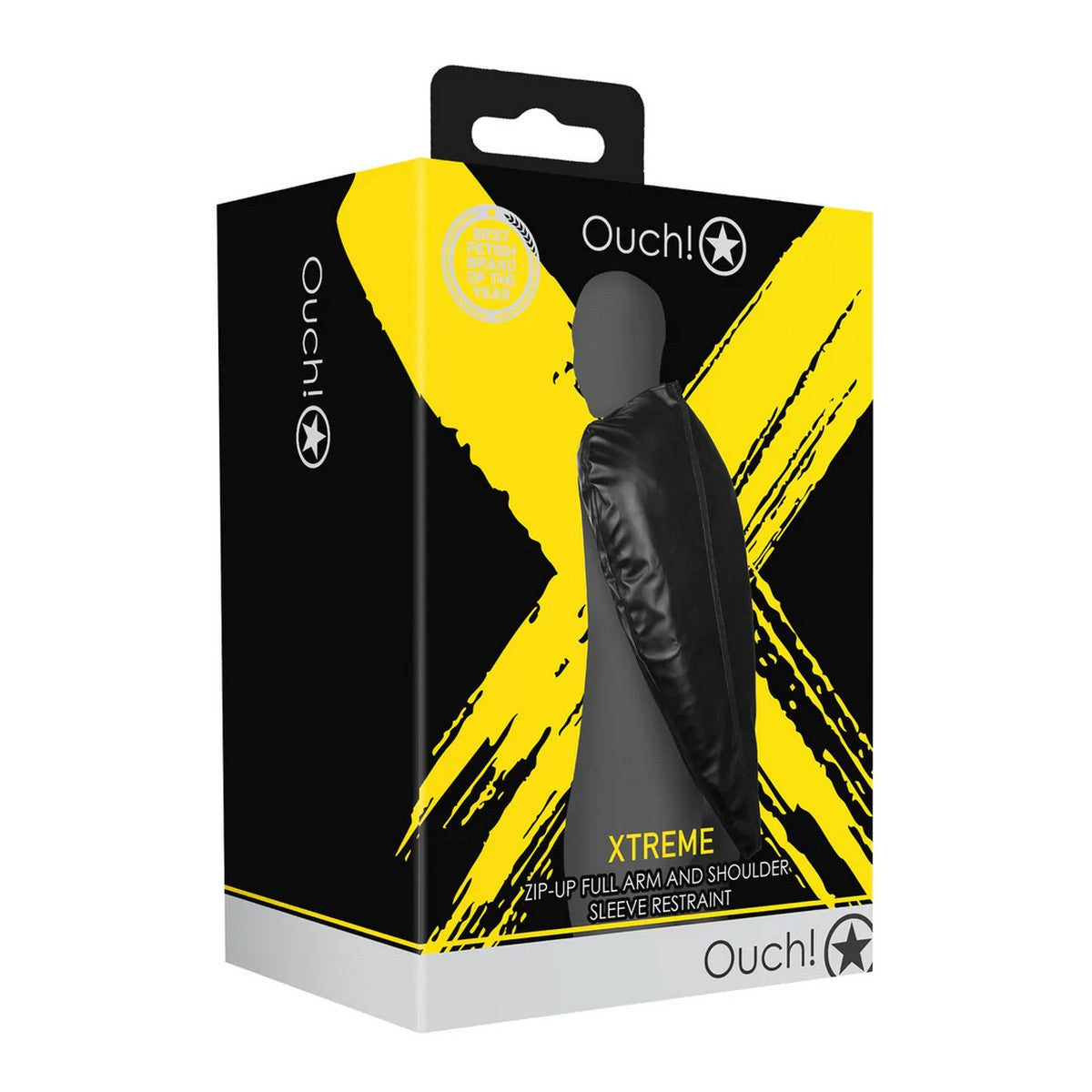 Reissverschluss-Fessel mit vollem Arm- und Schulterbereich