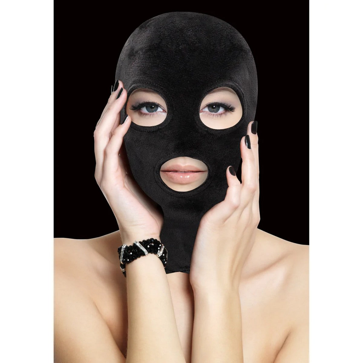 Maske mit Augen- und Mundöffnung