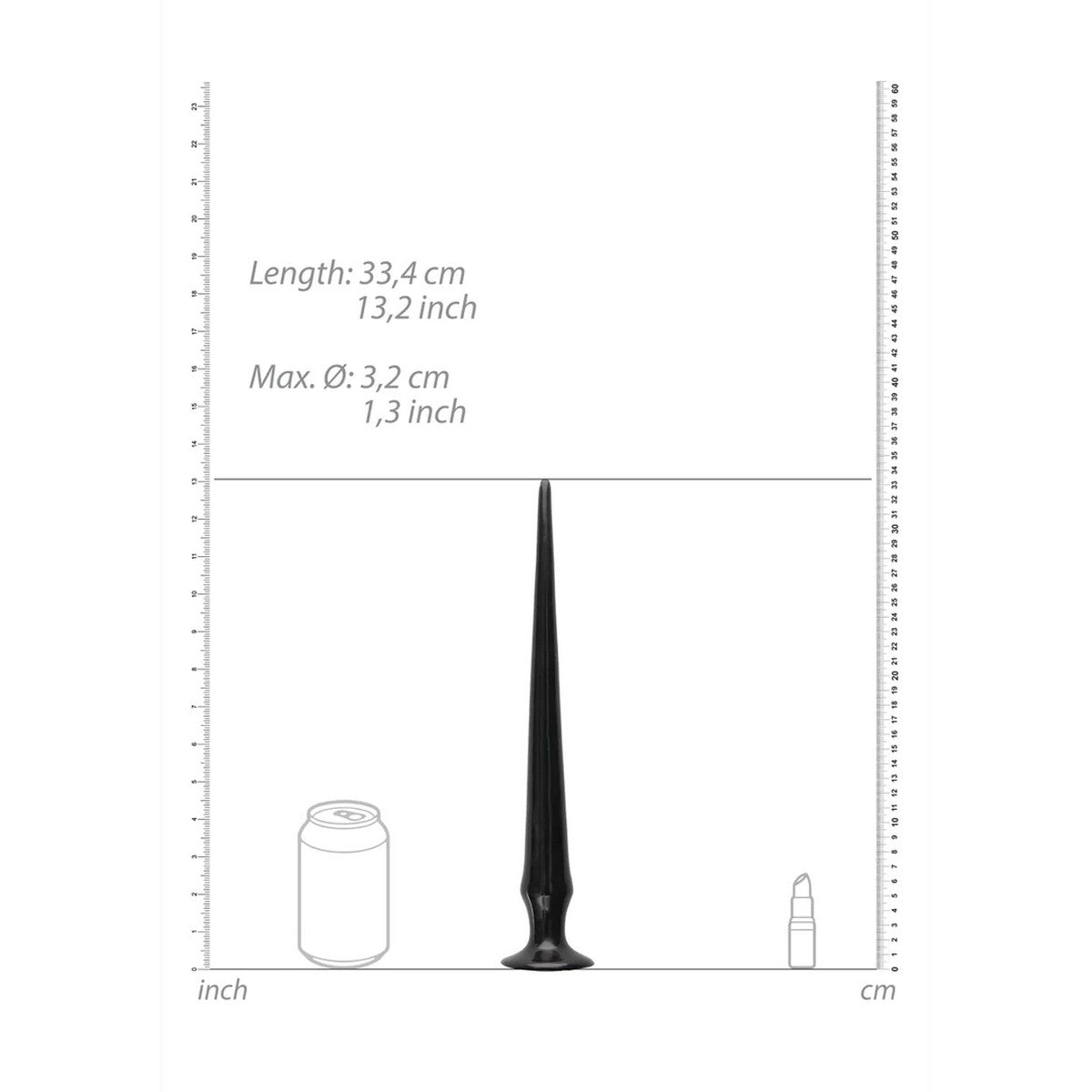 Ass Spike Dildo 34cm