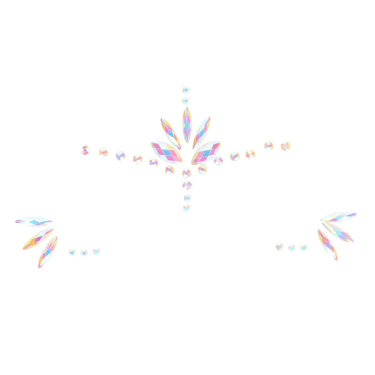 Körperschmuck-Stickers für das Gesicht Nr. 1