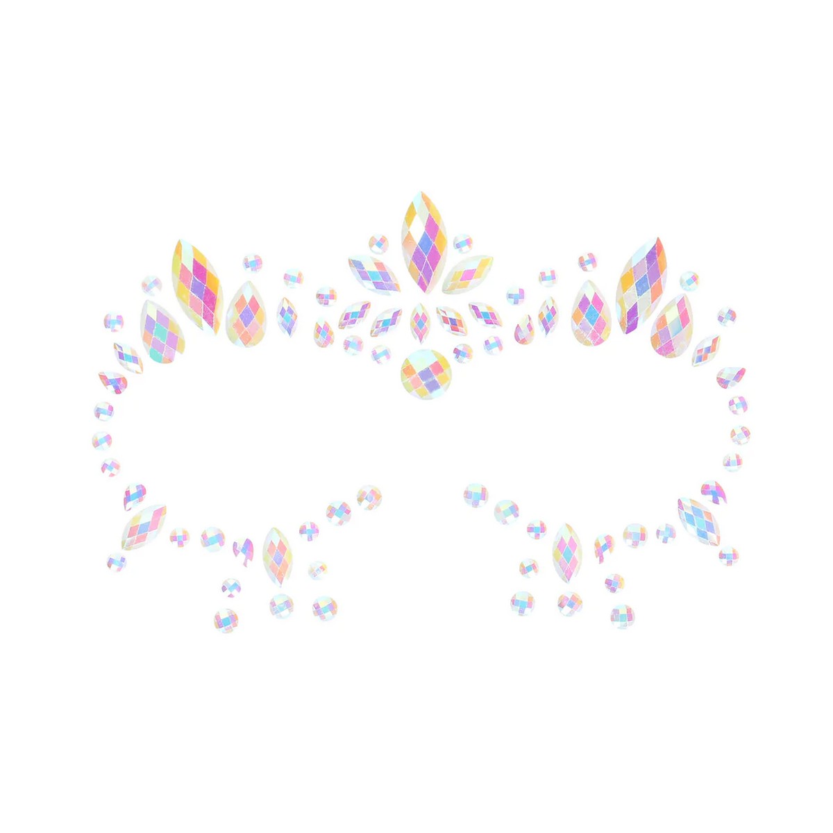 Körperschmuck-Stickers für das Gesicht Nr. 3