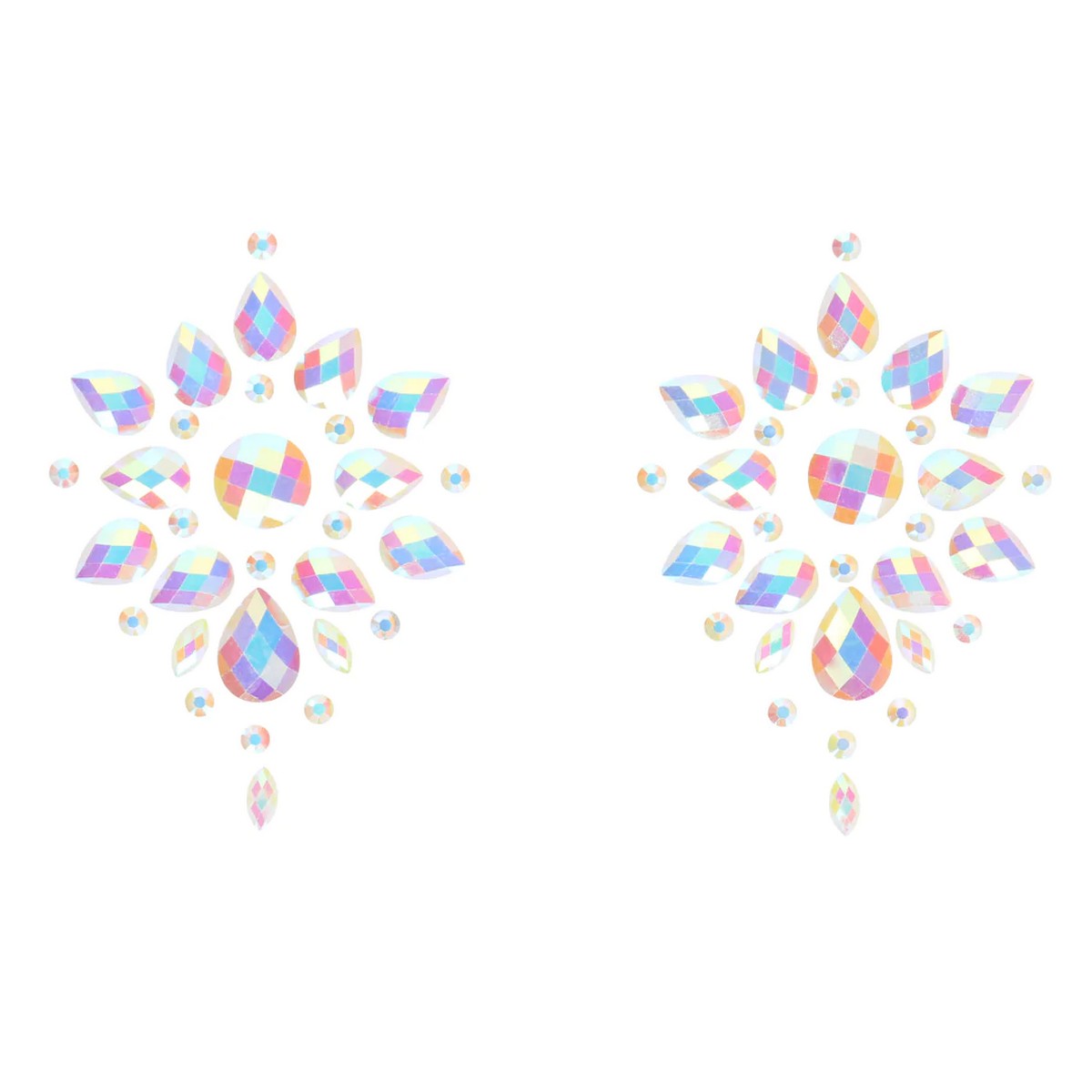 Körperschmuck-Stickers für die Brust Nr. 4