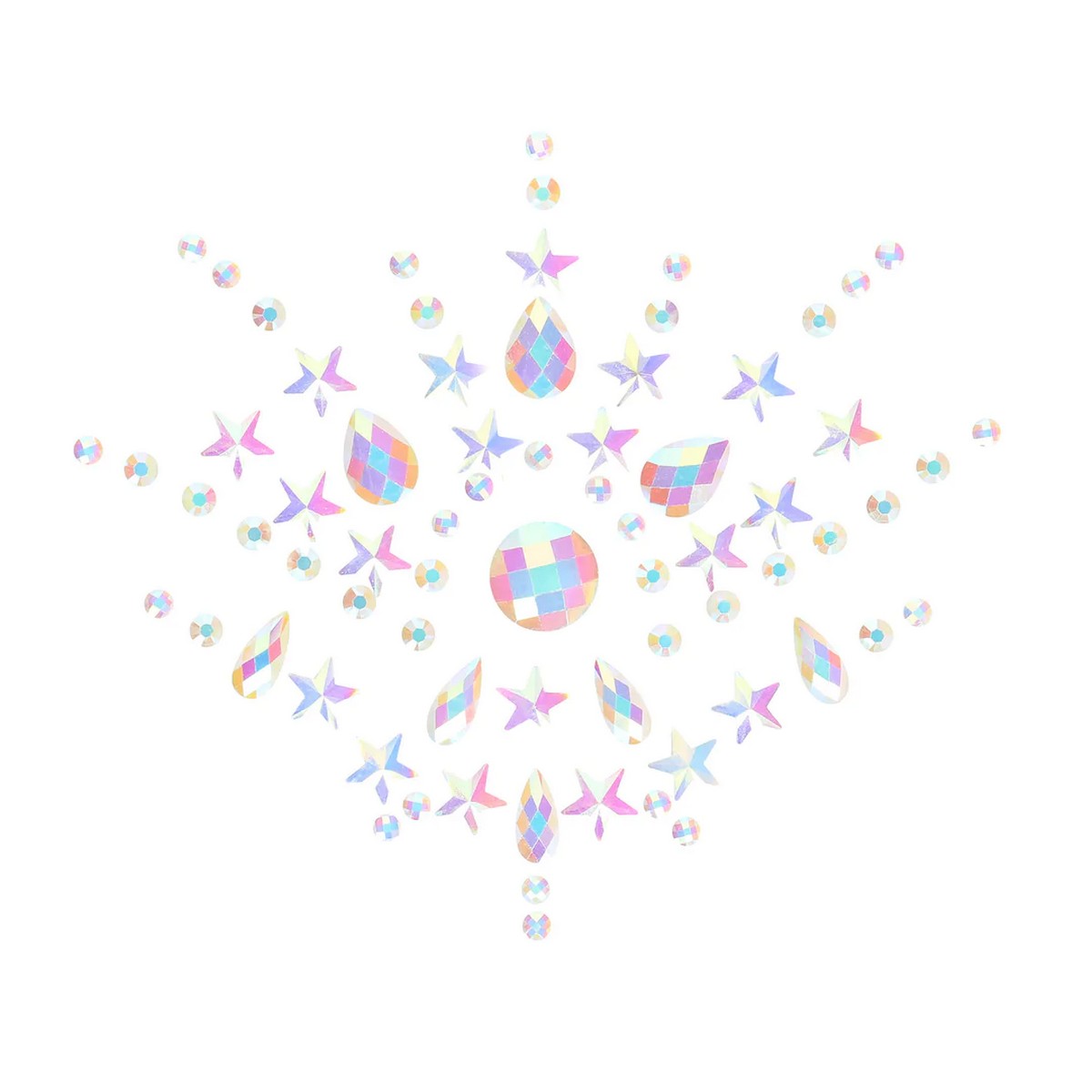 Körperschmuck-Stickers für die Brust Nr. 3