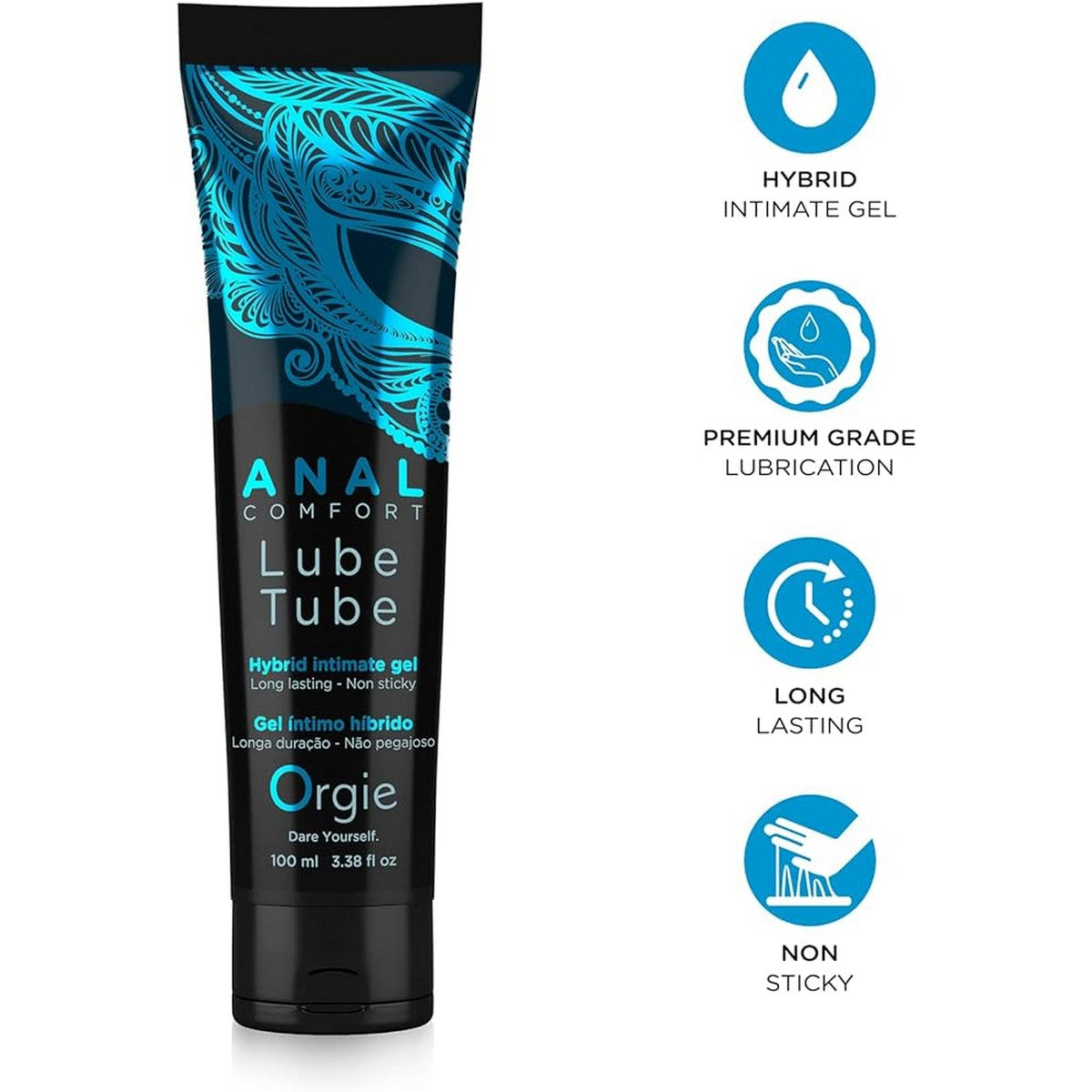 Orgie Lube Tube Anal Comfort Gel