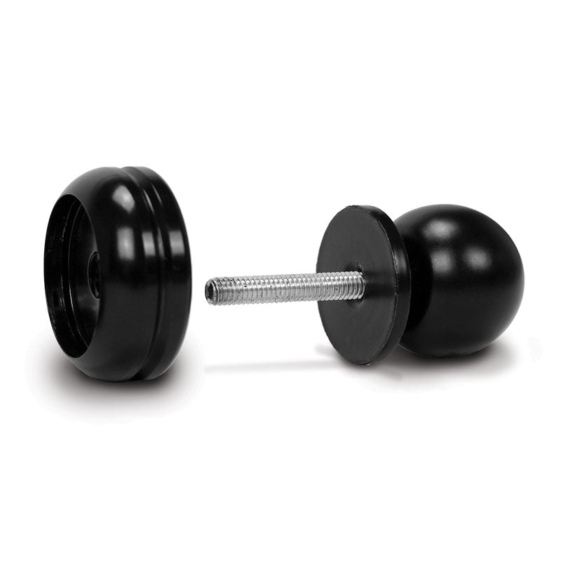 Lederpeitsche mit Alu-Griff 15 Riemen und Kugel