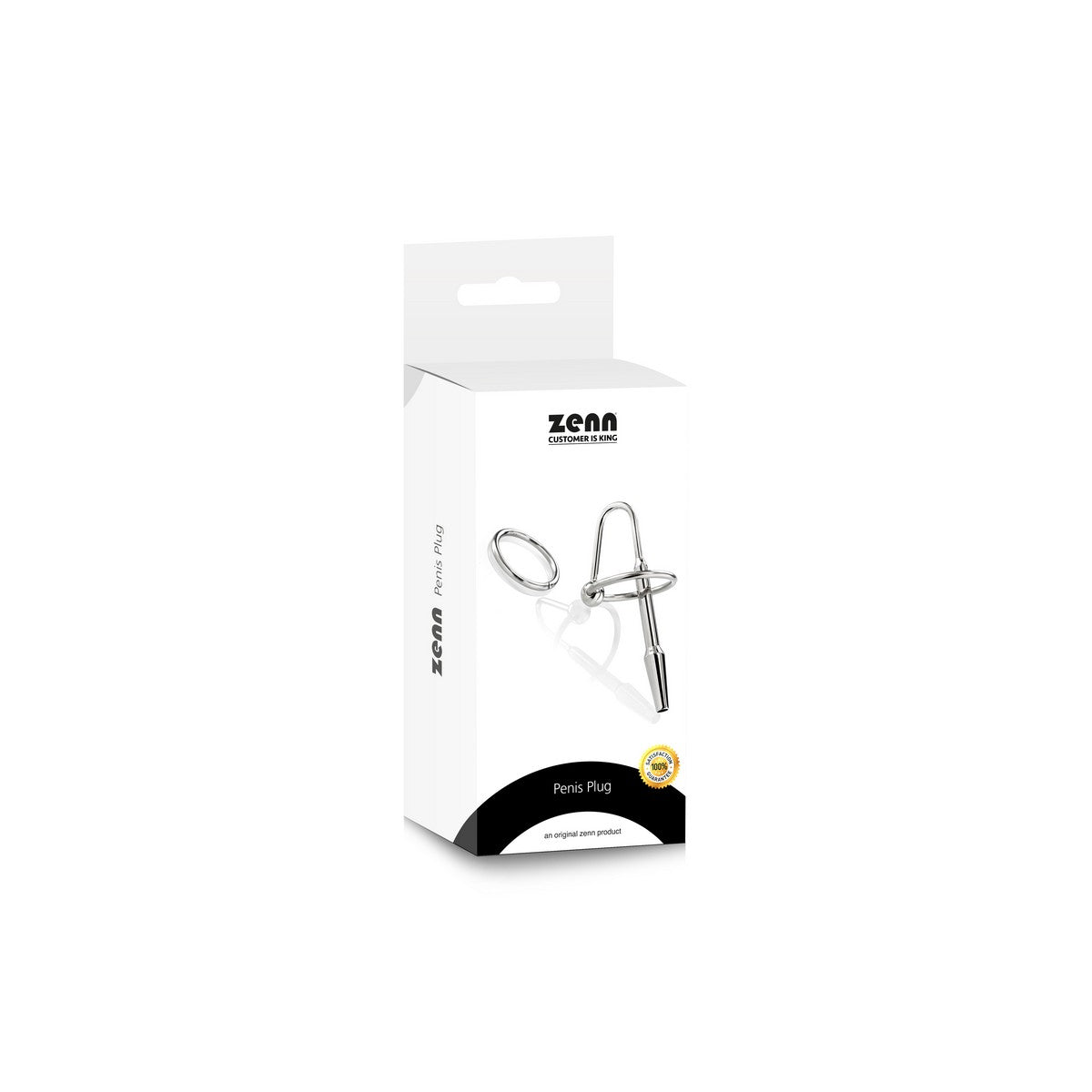 Penis Plug Hohl mit Eichelring