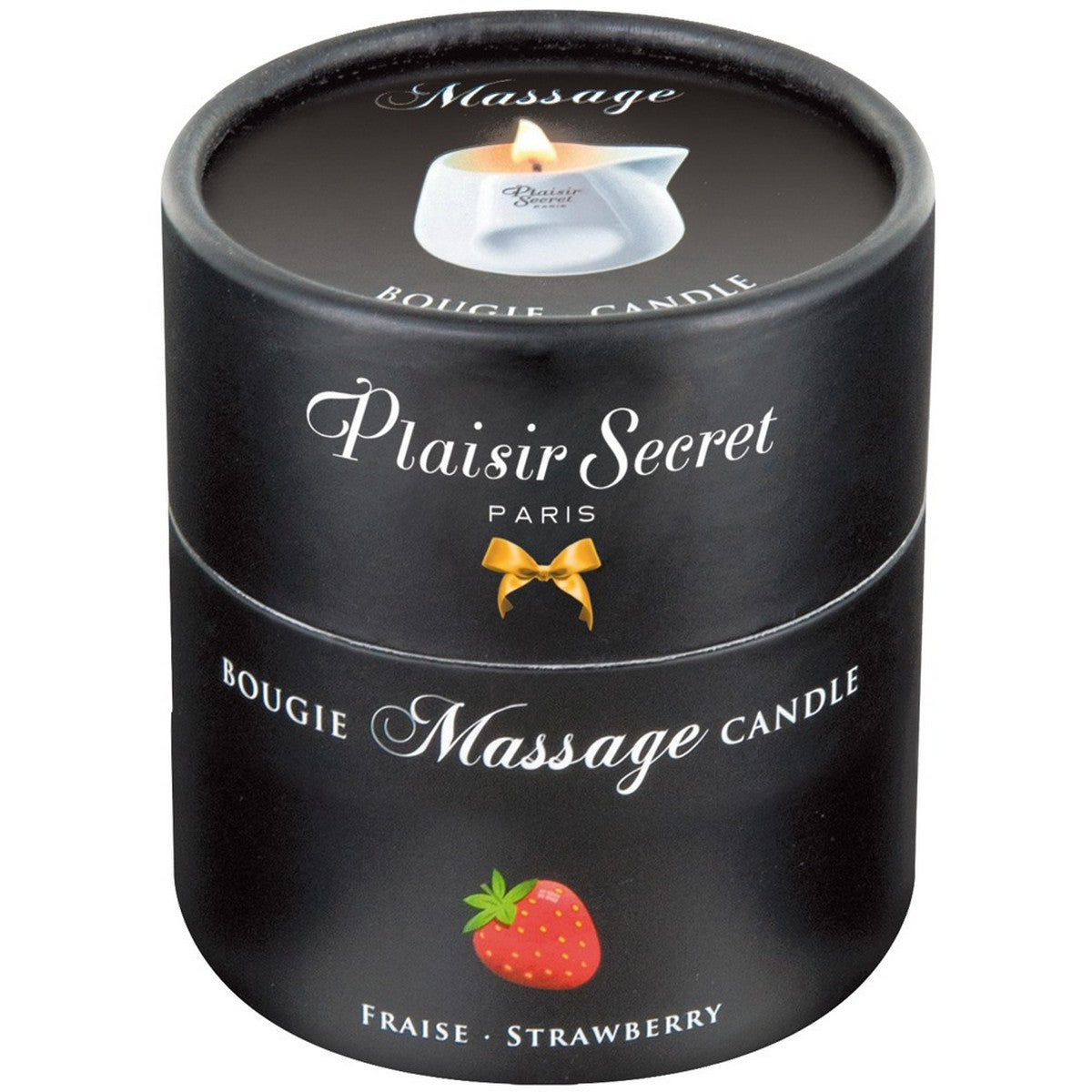 Plaisir Secret Massagekerze Erdbeere