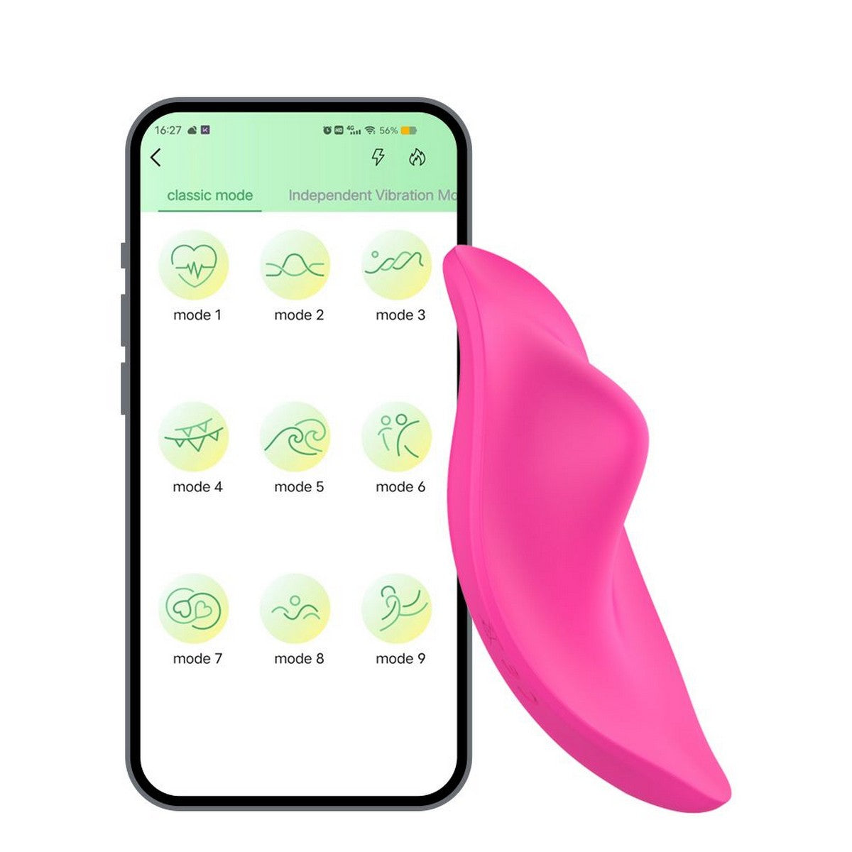 Panty Pleasure mit App Navigation