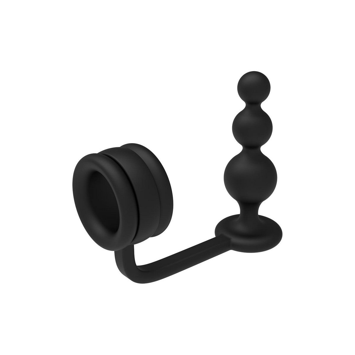 RAMROD Cock Ring With Beaded Anal Plug