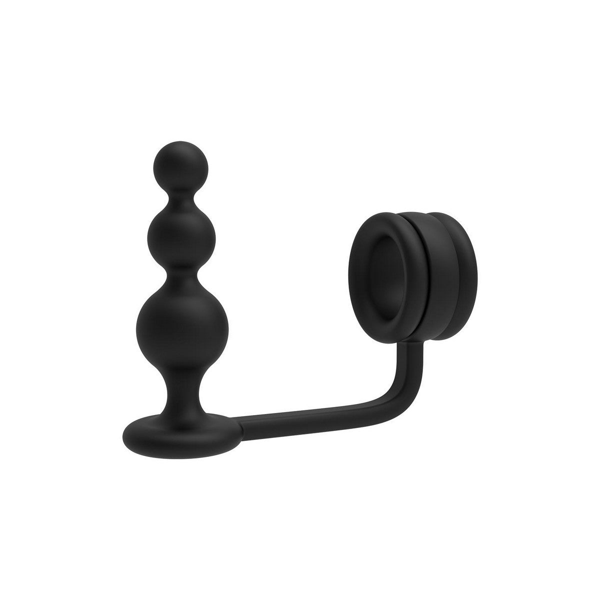 RAMROD Cock Ring With Beaded Anal Plug