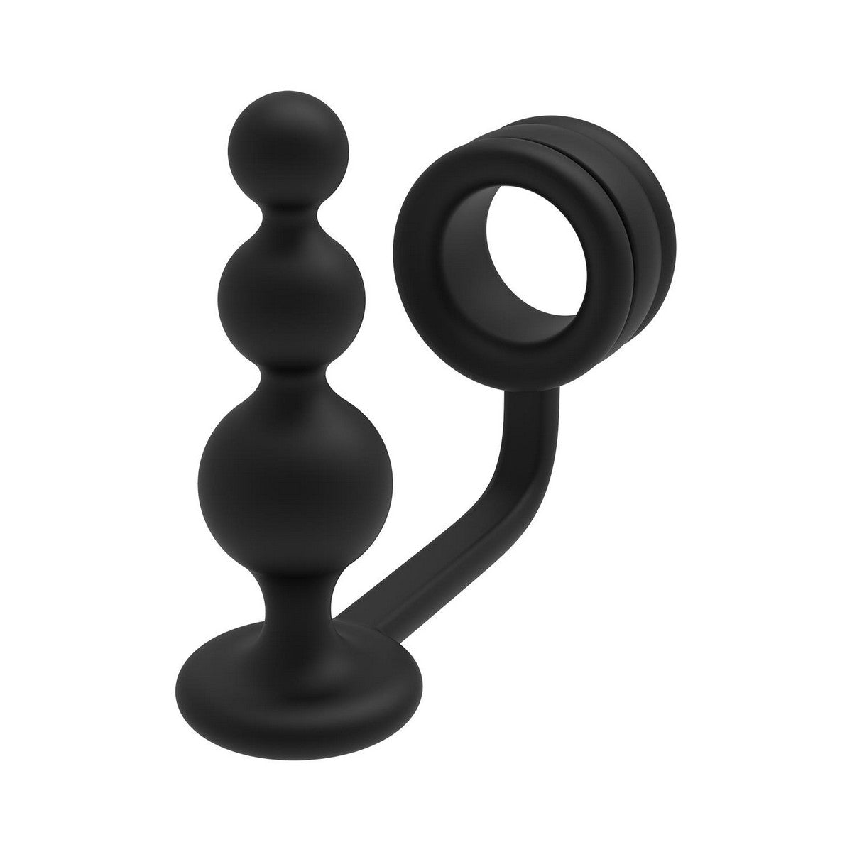 RAMROD Cock Ring With Beaded Anal Plug