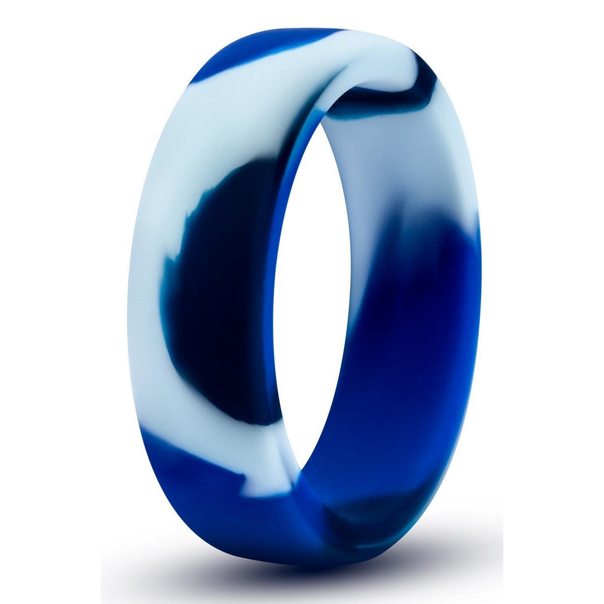 Performance Silicone Camo Blue Penisring