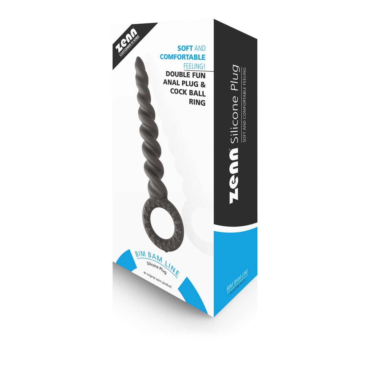 Silikon Twisted Anal Plug