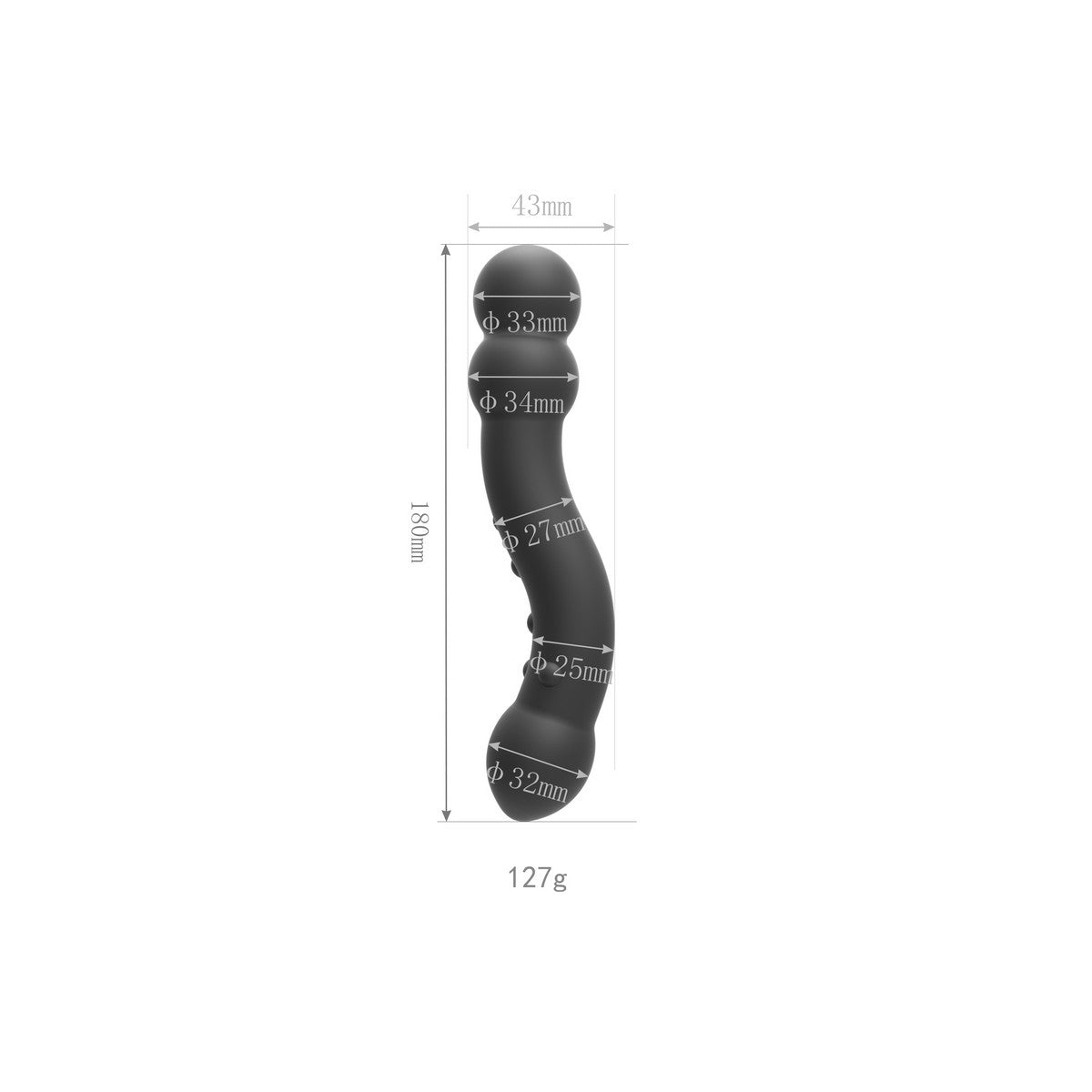 Silikon Doppeldildo 18cm