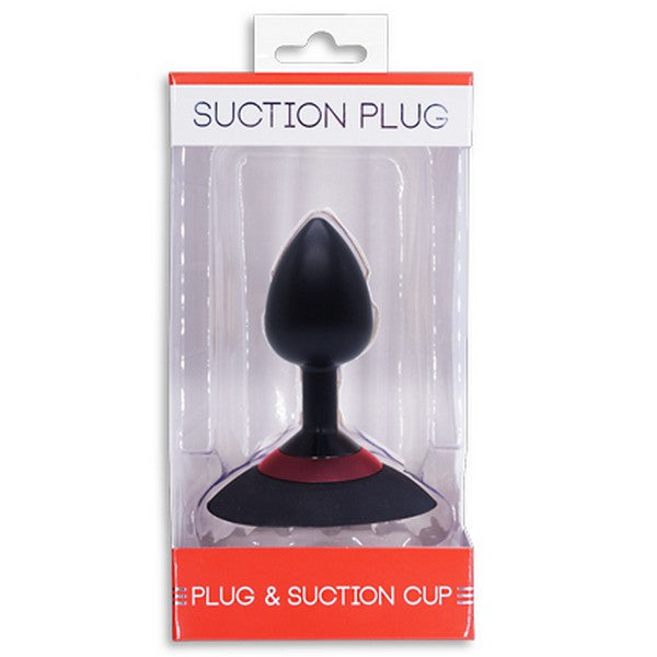 Suction Plug Schwarz/Rot Gr. M